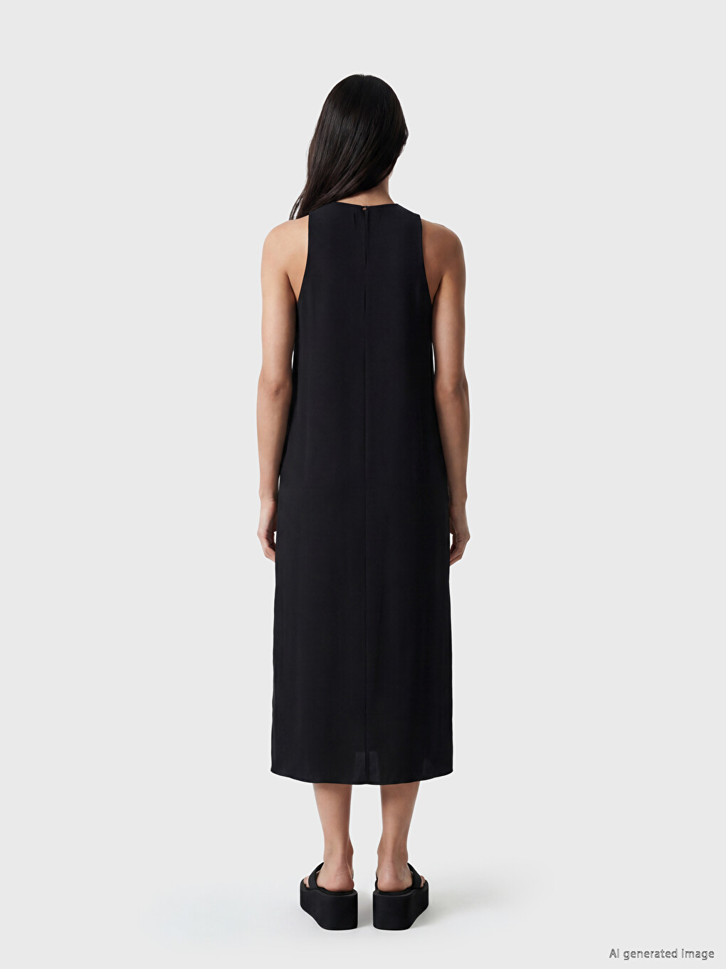 Woman Black Dress-3