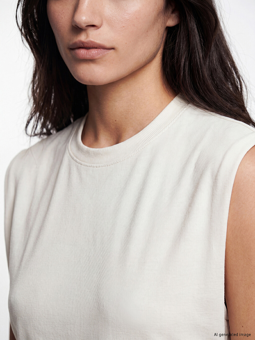 Crew Neck Ruched Blouse-2
