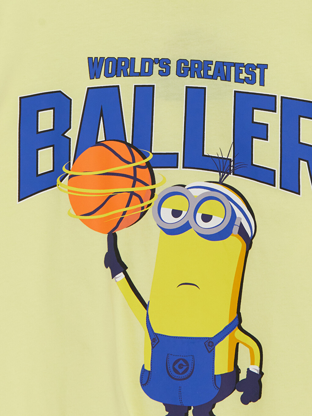 Tricou băieți cu imprimeu Minions, guler rotund-2