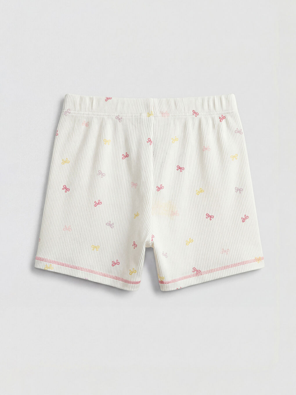 Bow Patterned Girls' Shorts-1
