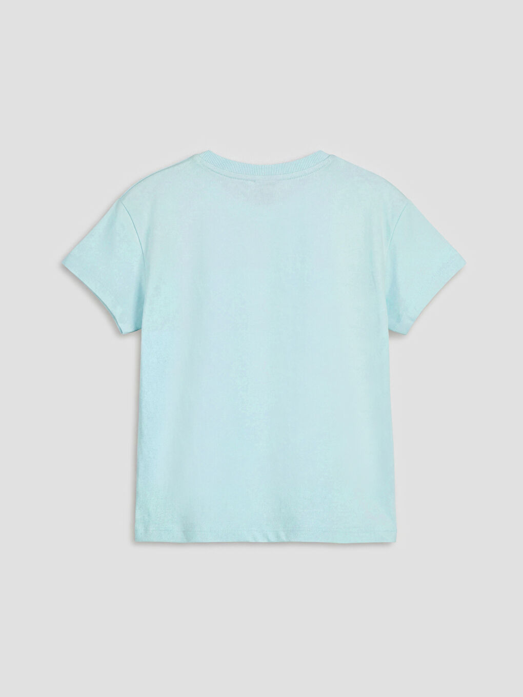 Футболка для девочек с круглым вырезом и вышивкой-2