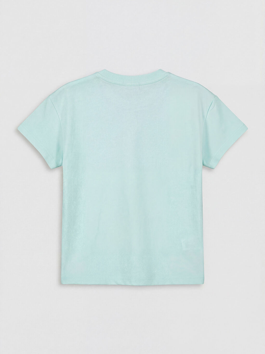 Футболка для девочек с круглым вырезом и вышивкой-5