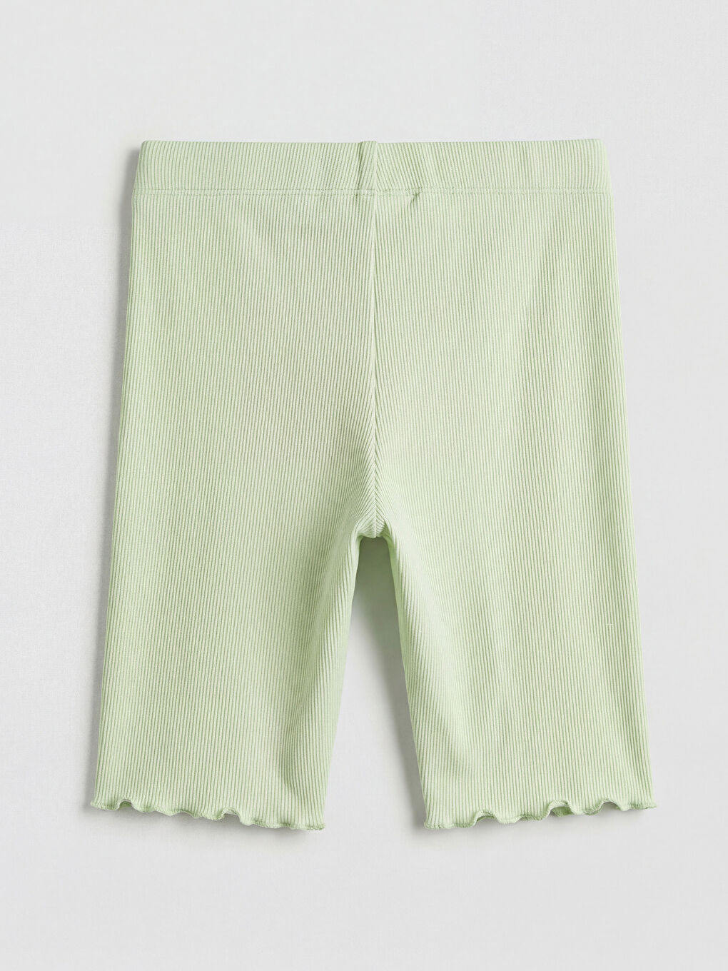 Yeşil Fitilli Kız Çocuk Kısa Tayt-1