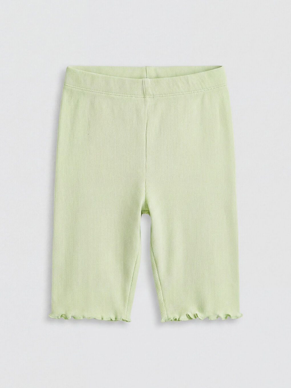 Yeşil Fitilli Kız Çocuk Kısa Tayt-2