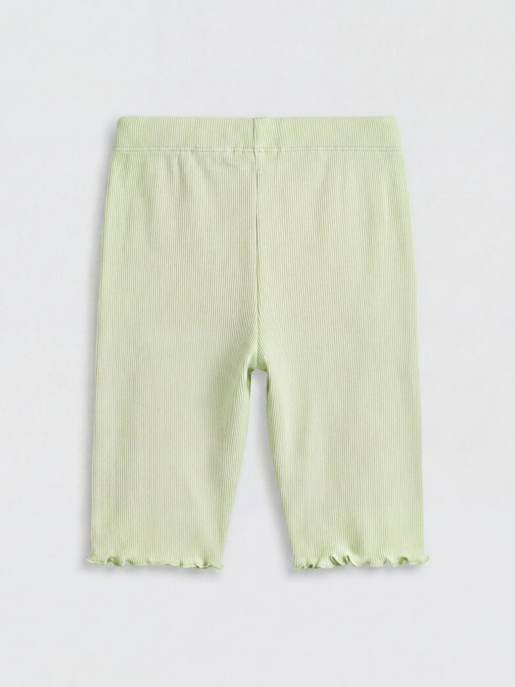 Yeşil Fitilli Kız Çocuk Kısa Tayt-3