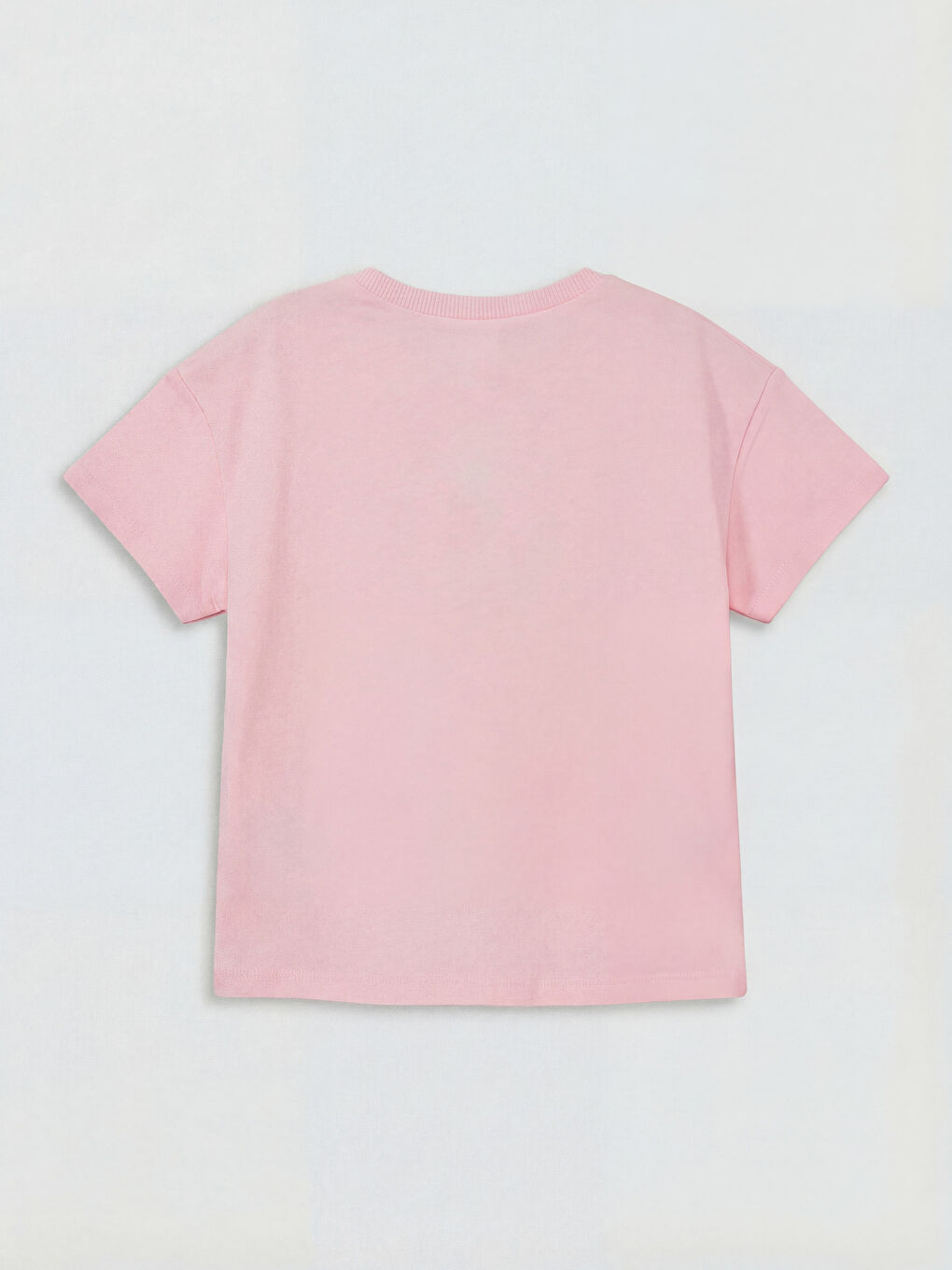 Футболка для девочек с принтом банта и стразами-4