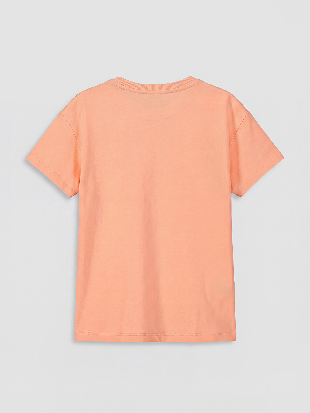 Crew Neck Embroidered Girls' T-Shirt-2