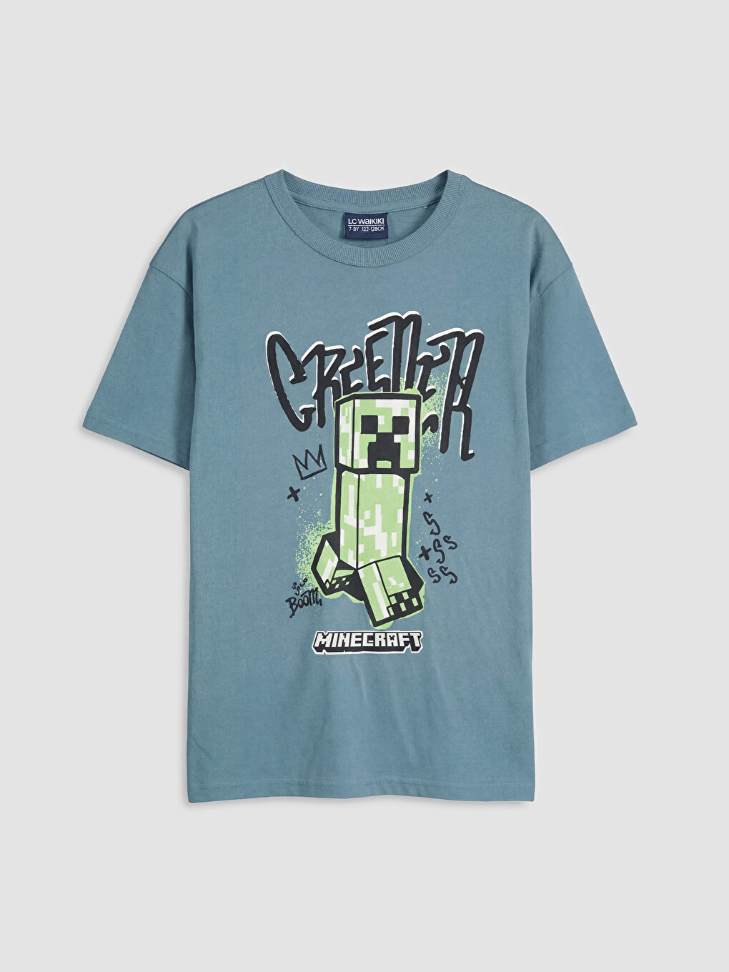 T-shirt i stampuar Minecraft për djem