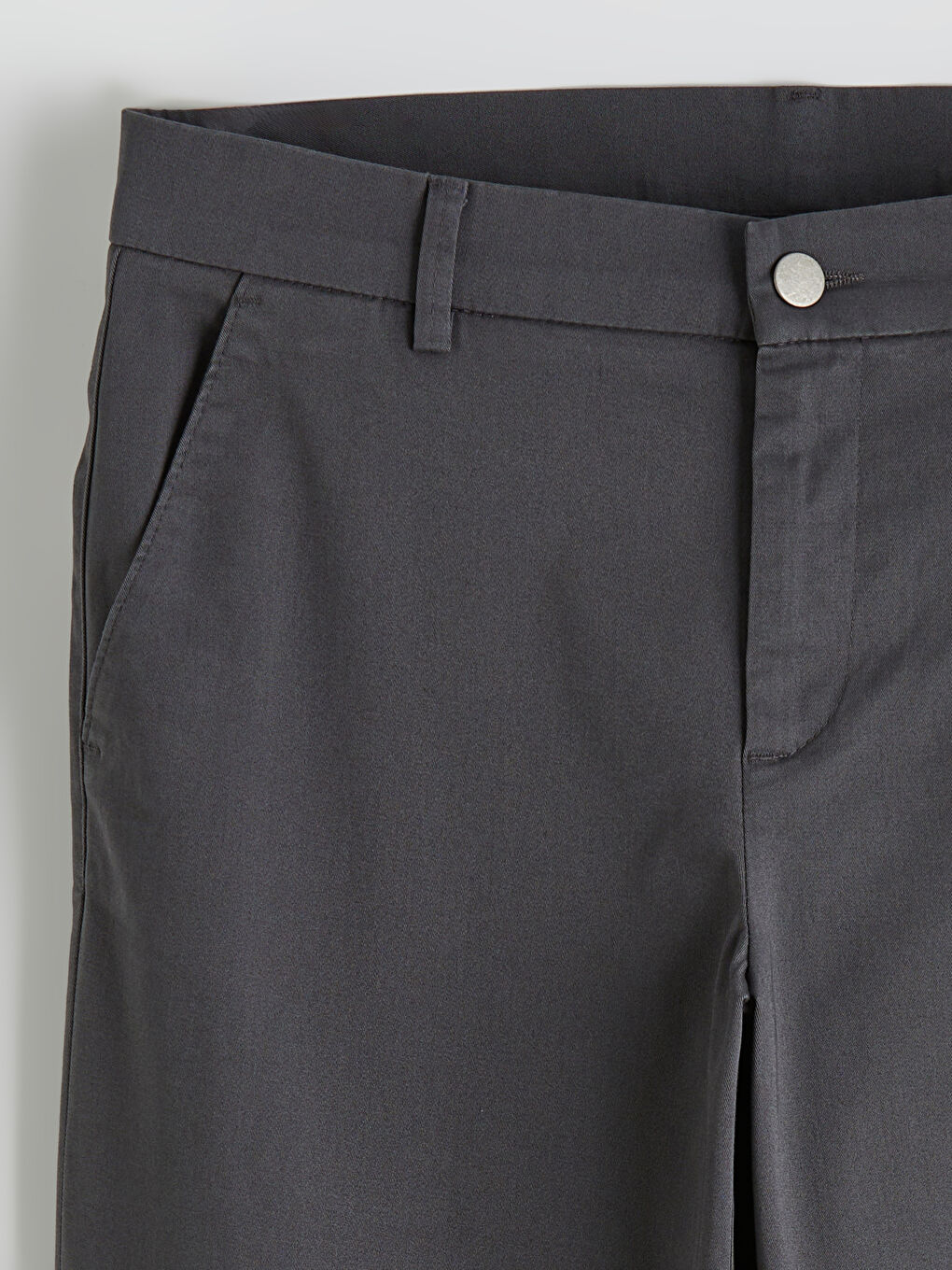 Gri Slim Fit Erkek Pantolon-1