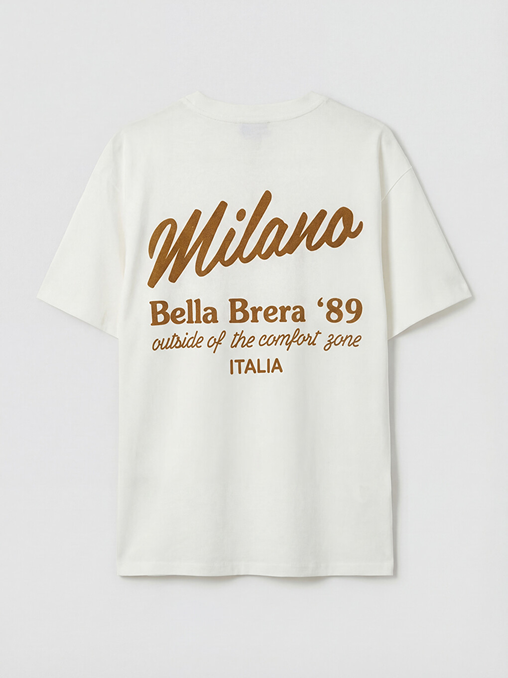 Тениска с обло деколте Milano с щампа за жени-5