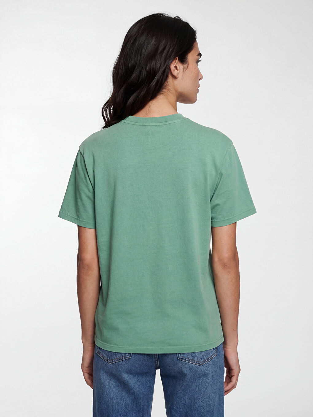 Crew Neck Hawaiian Print Women's T-Shirt-2