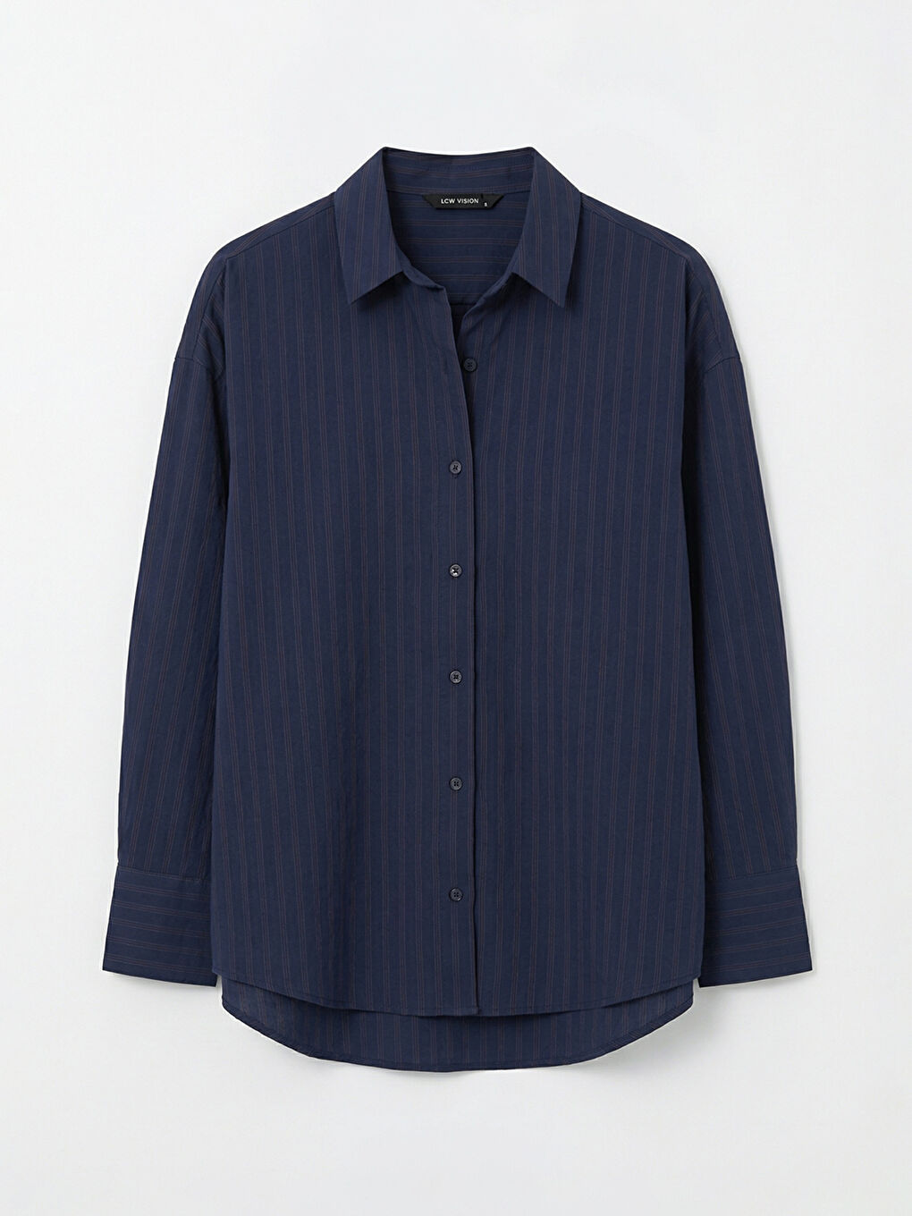 Striped Oversized Women's Shirt