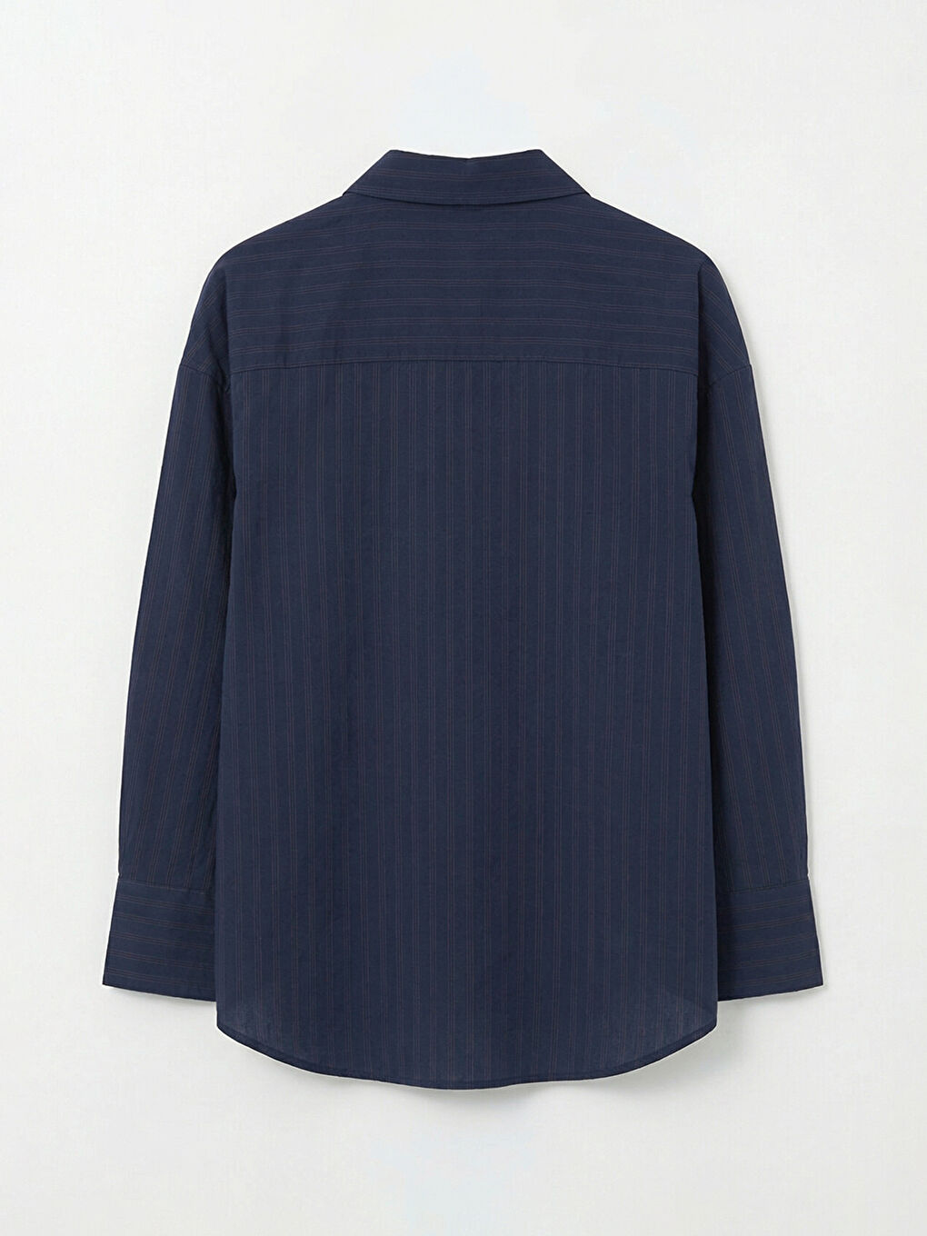 Striped Oversized Women's Shirt-1