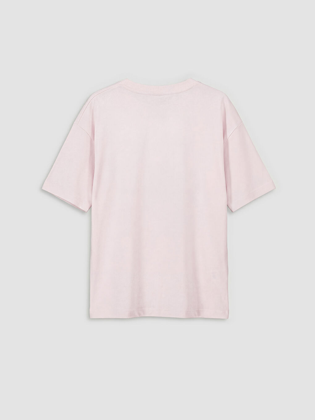 Футболка для девочек с круглым вырезом и принтом-1