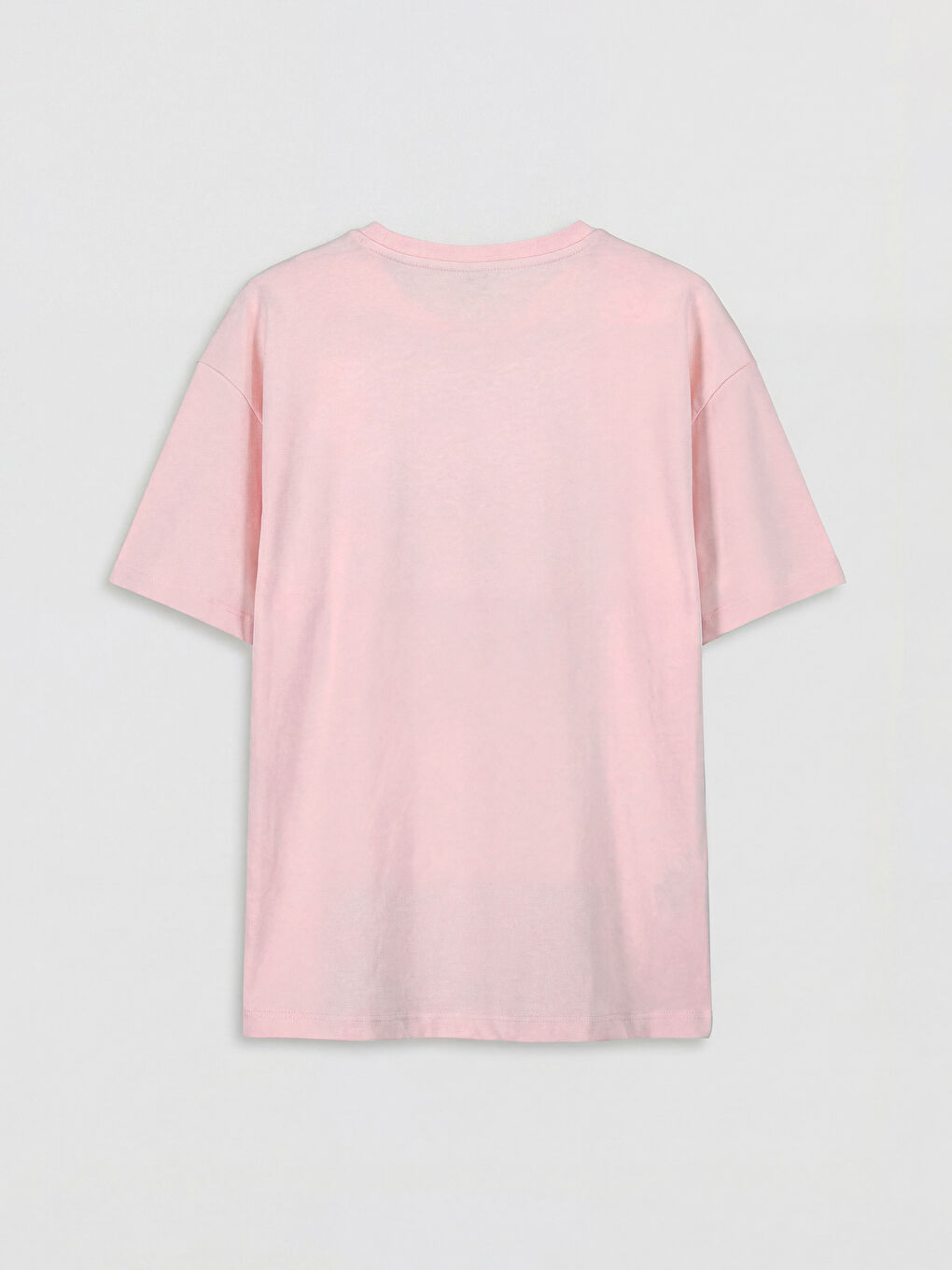 Crew Neck Printed Girls' T-Shirt-1