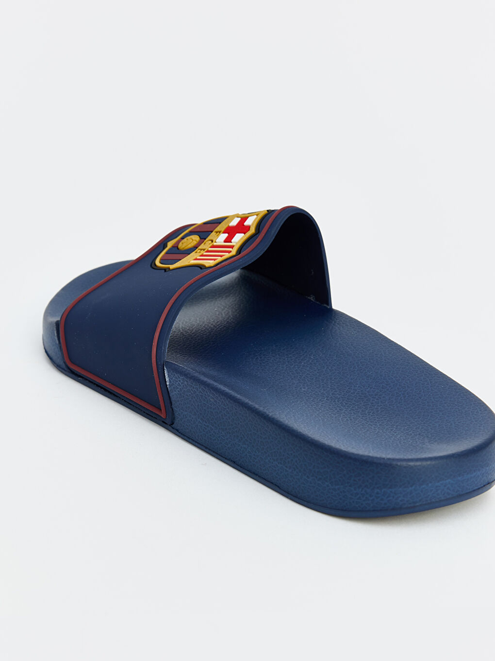 Lacivert Barcelona Baskılı Erkek Çocuk Terlik-4