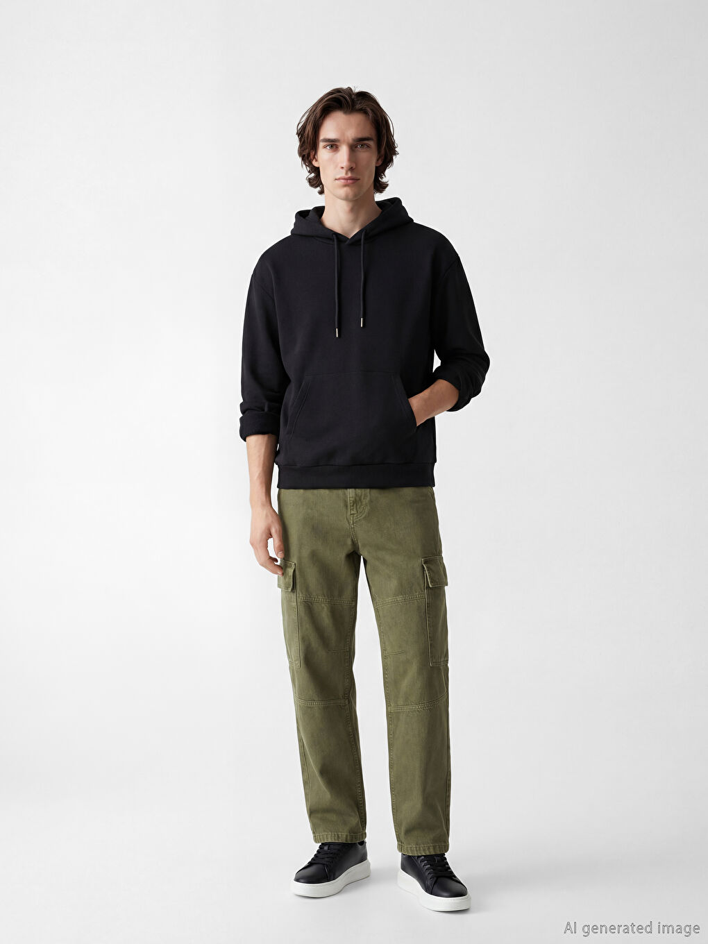 هودي رجالي بجيب كنغر-1