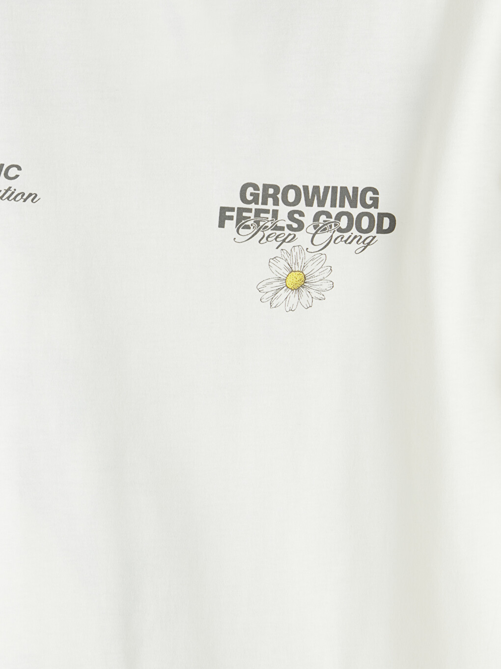 T-shirt imprimé à col rond pour femme-6