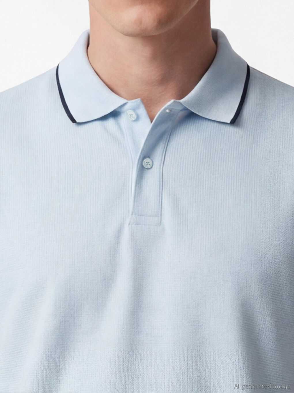Mavi Standart Fit Polo Yaka Erkek Tişört-2