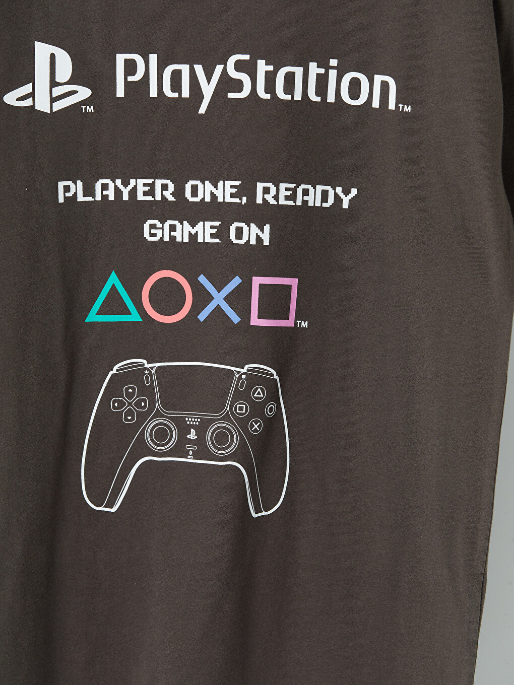 Okrugli Izrez PlayStation Štampana Dečija Majica-2