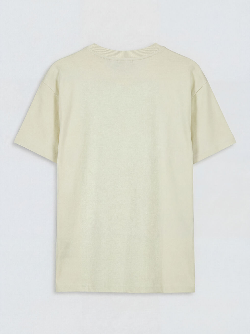 Bej Bisiklet Yaka Stumble Guys Baskılı Erkek Çocuk Tişört-1