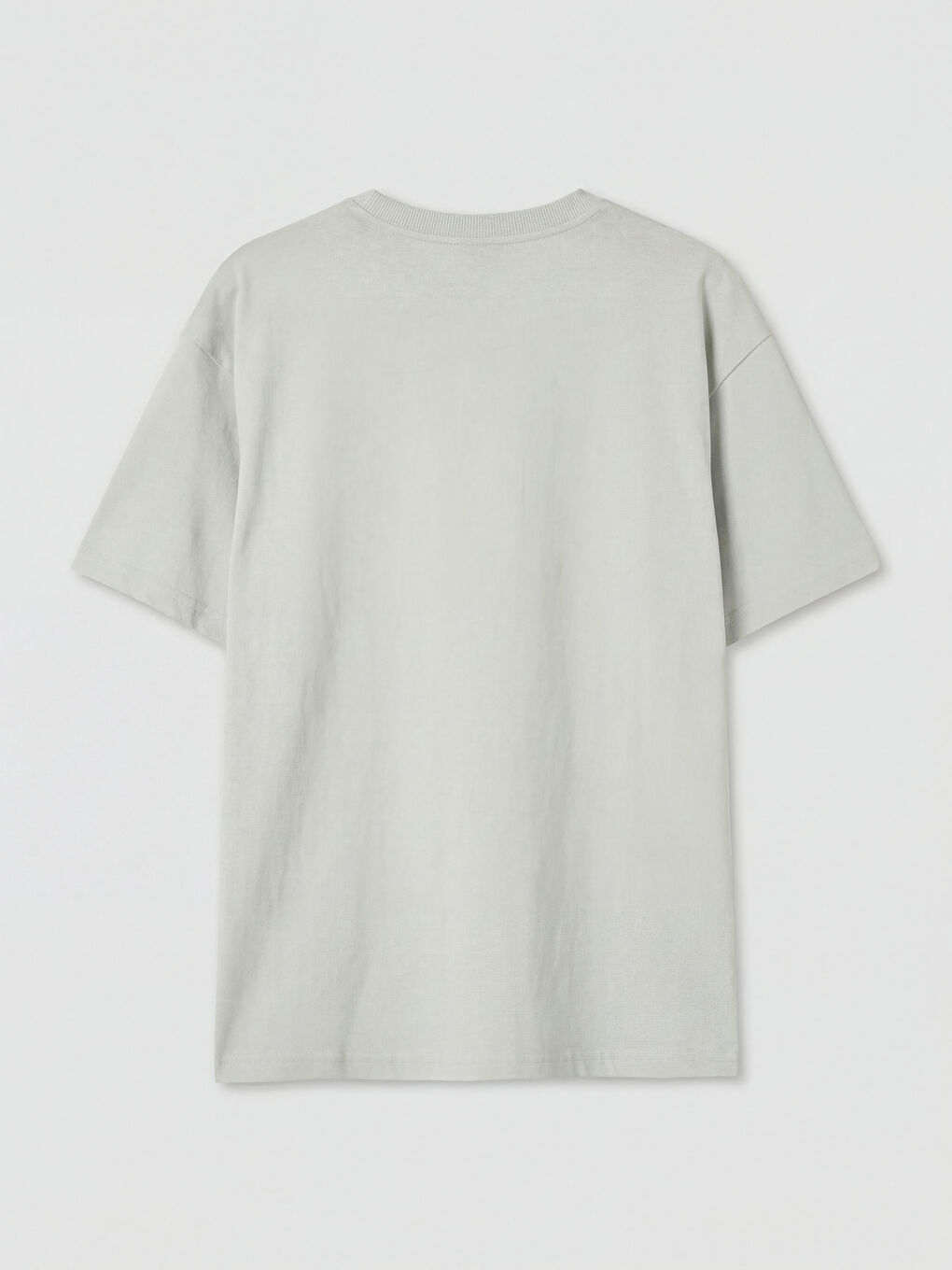 Gri Bisiklet Yaka Stumble Guys Baskılı Erkek Çocuk Tişört-1