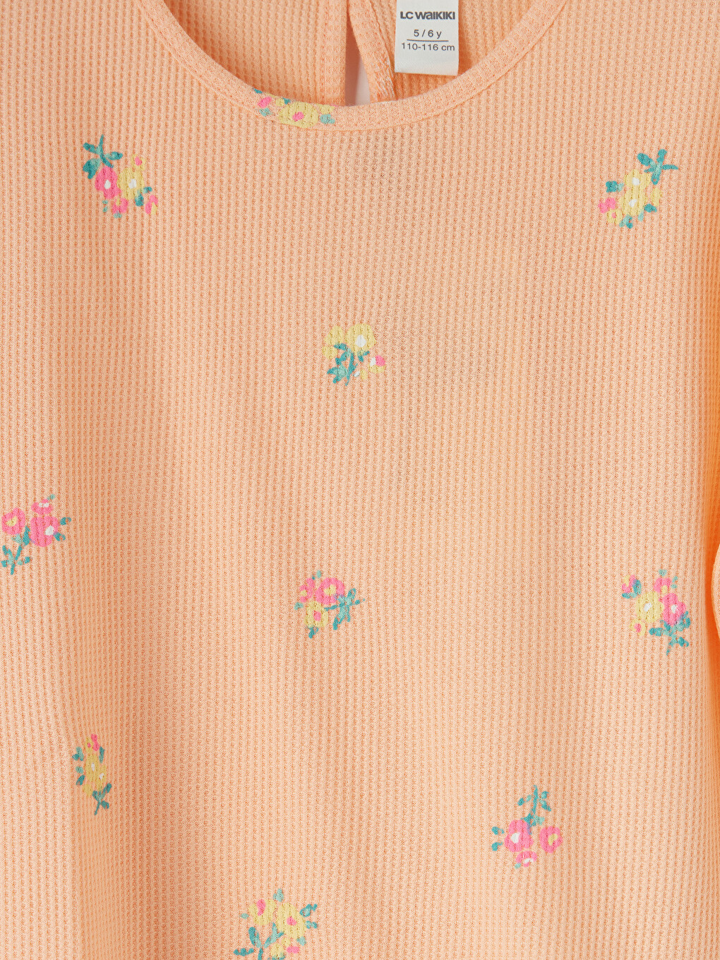 Floral Printed Girls' T-Shirt-2