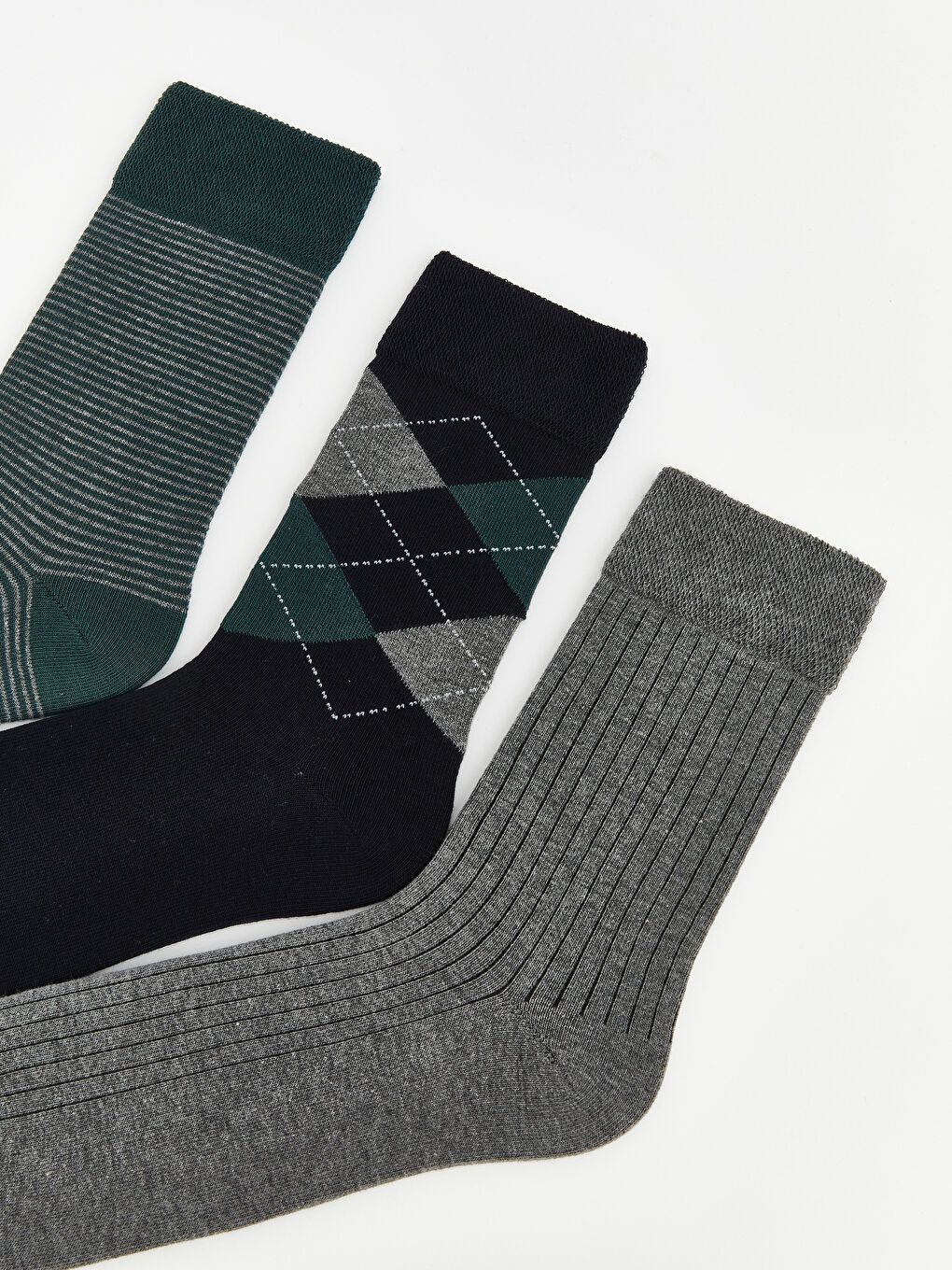 Karışık Desenli Erkek Soket Çorap 5'li-1