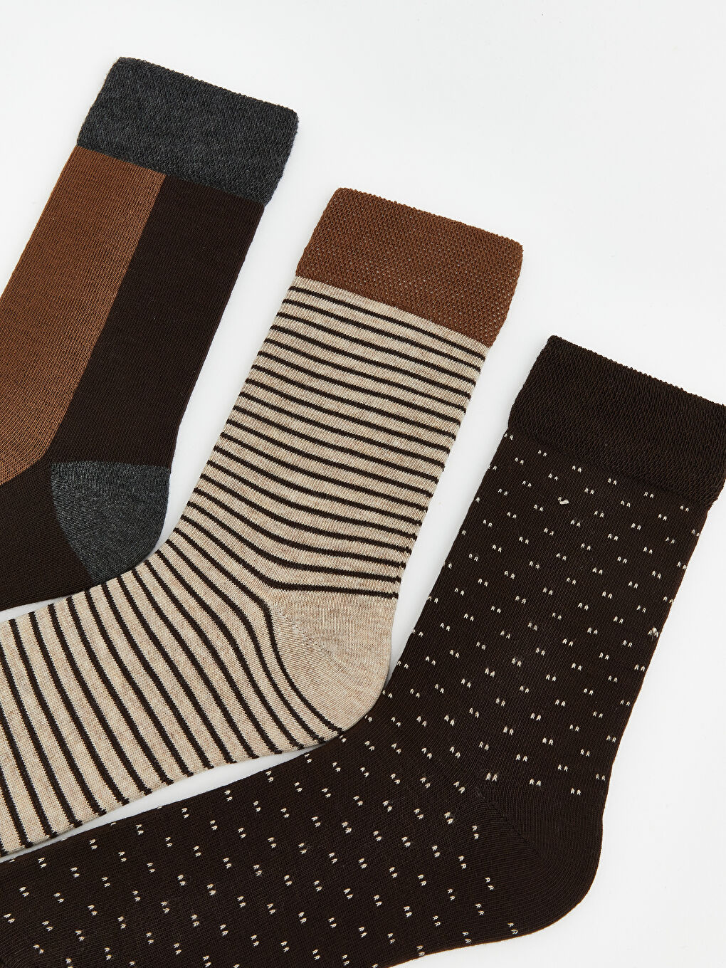 Karışık Desenli Erkek Soket Çorap 5'li-1
