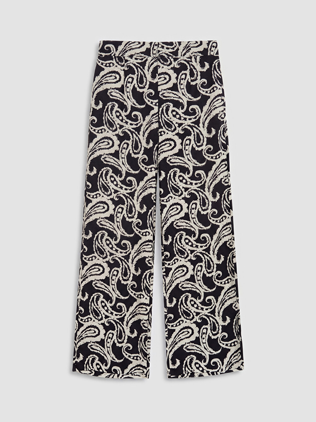 Pantalon Femme à Motifs à Taille Élastiquée-5