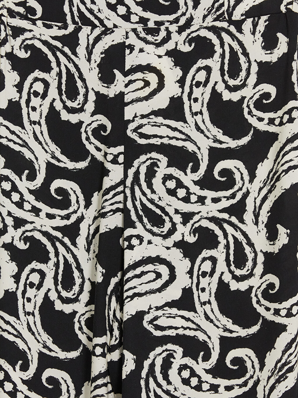 Pantalon Femme à Motifs à Taille Élastiquée-6