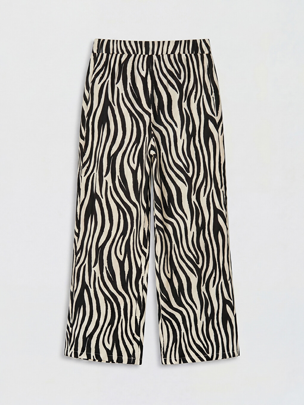 Pantalon Femme À Motifs À Taille Élastiquée-5