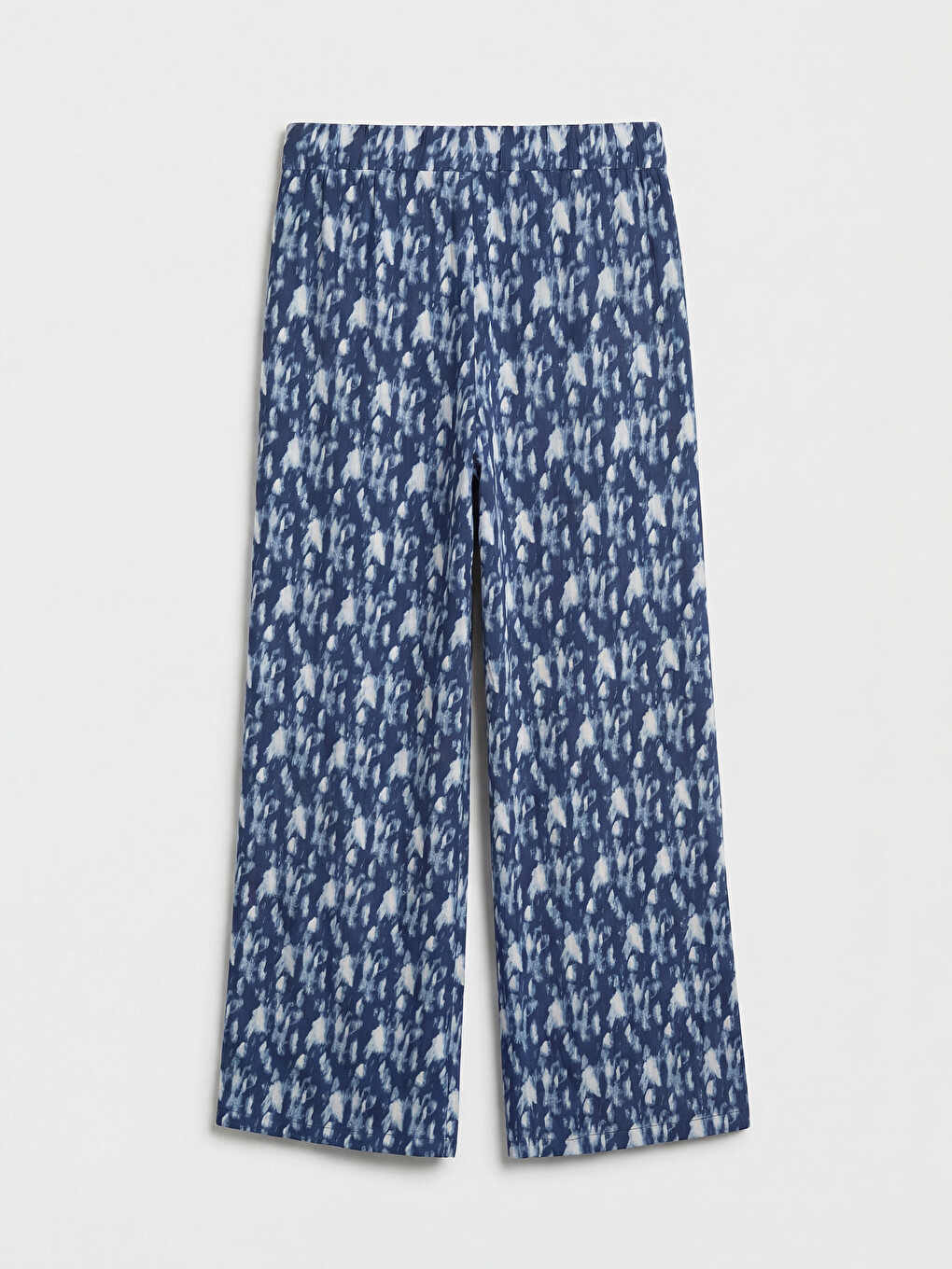 Elastic Waist Patterned Women's Trousers-5