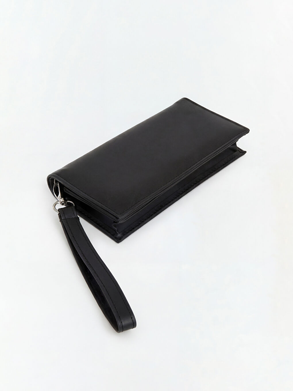 Siyah Deri Görünümlü Erkek El Çantası-1