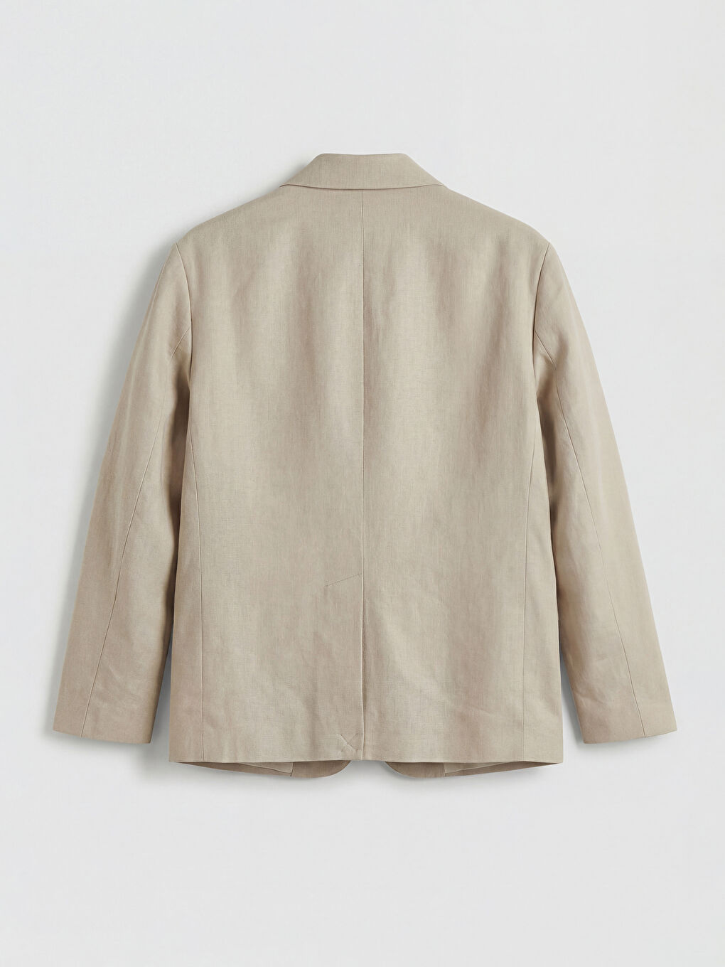 Bej Standart Kalıp Erkek Blazer Ceket-1