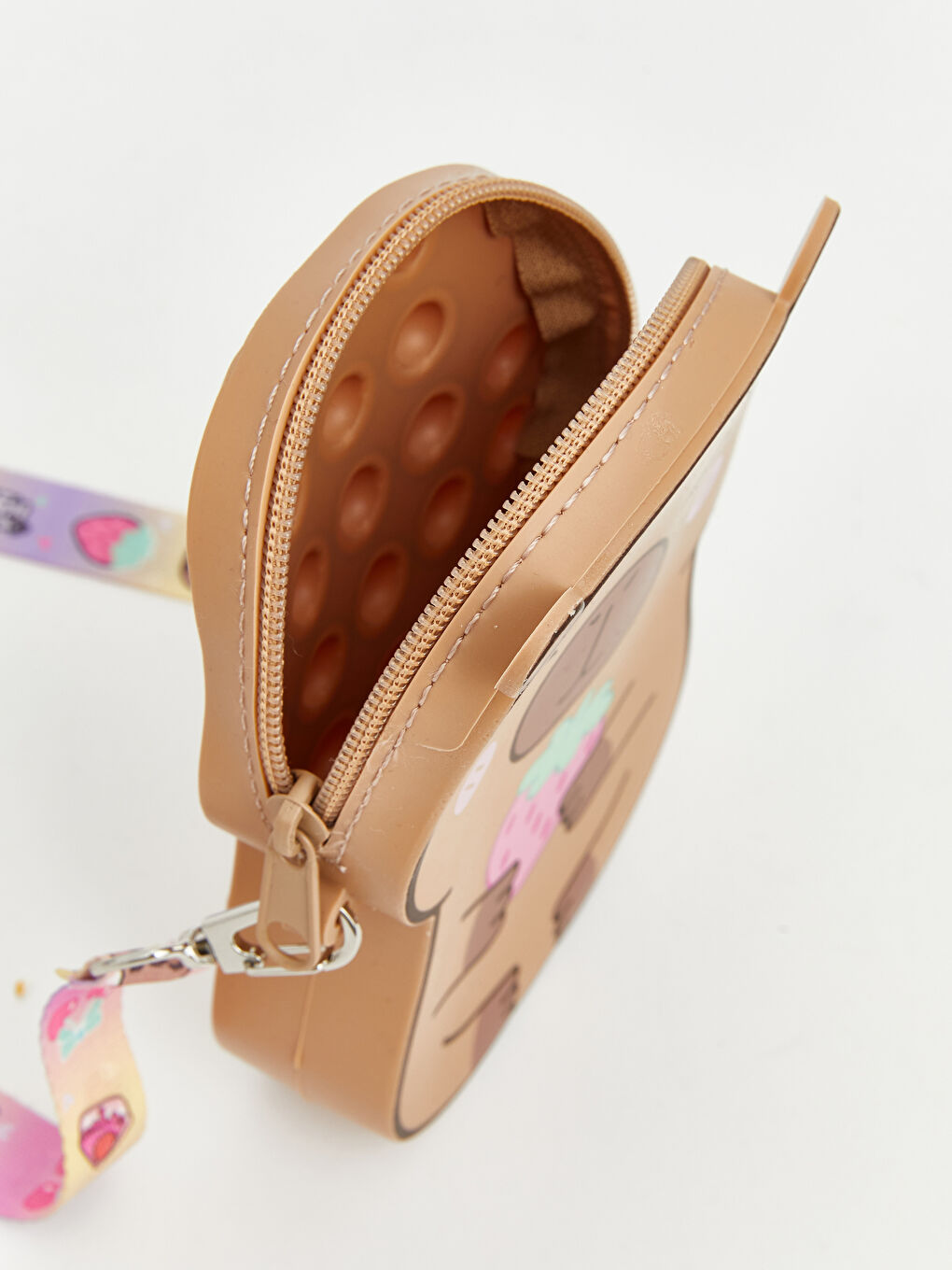 Kahverengi Hayvan Figürlü Kız Çocuk Omuz Çantası-2