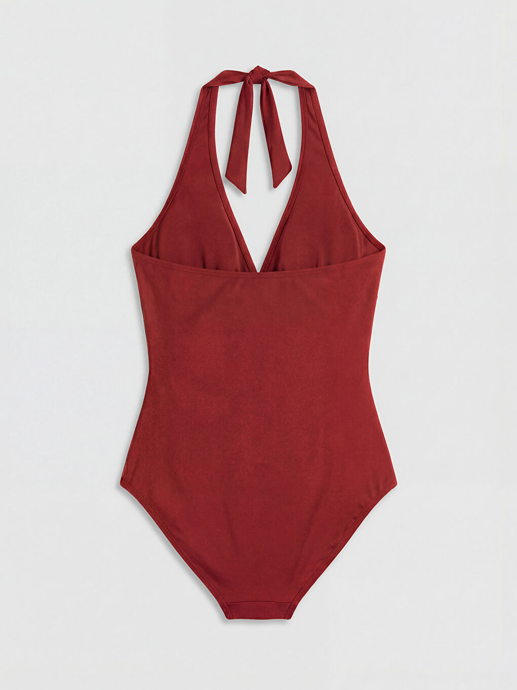 Mürdüm Boyundan Bağlamalı Kadın Mayo-1