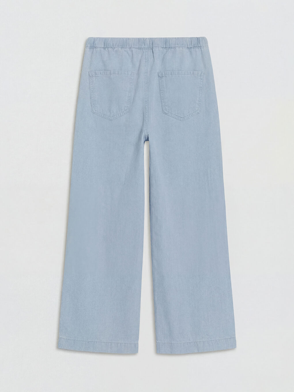 İndigo Wideleg Stitch Baskılı Kız Çocuk Jean Pantolon-1