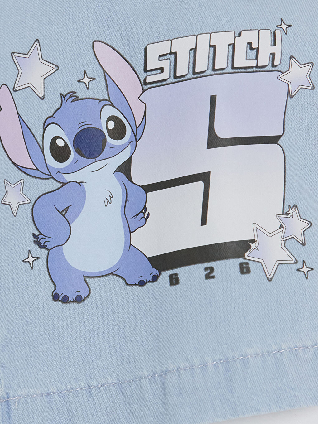 İndigo Wideleg Stitch Baskılı Kız Çocuk Jean Pantolon-4