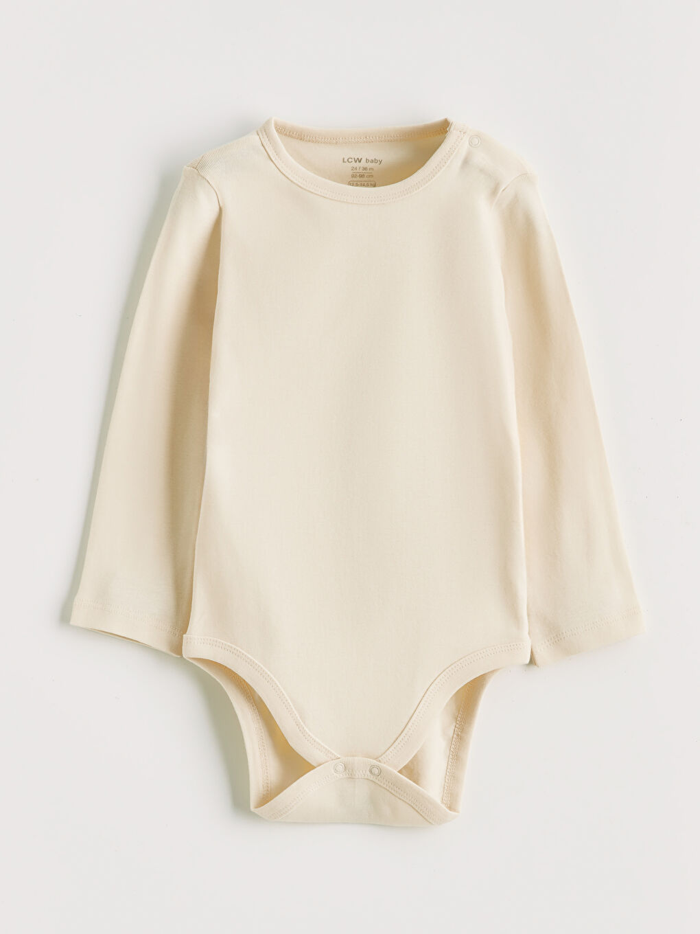 Bej Baskılı Erkek Bebek Çıtçıtlı Body 3'lü-3