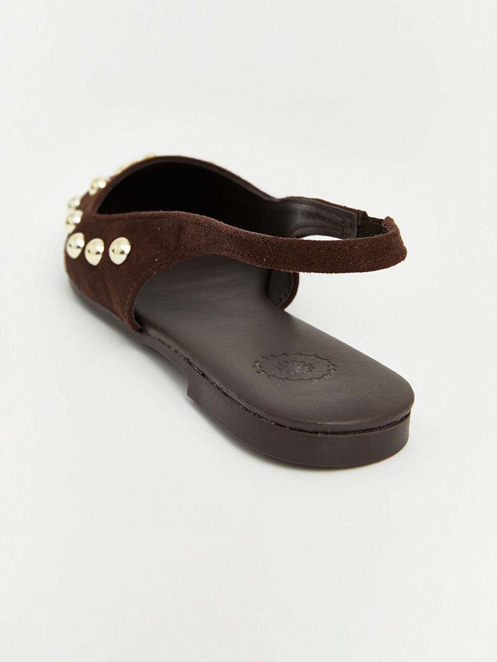 Kahverengi Sivri Burun Kadın Babet-4