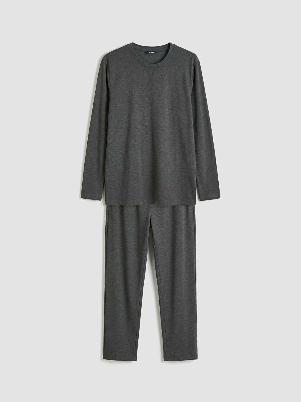 Gri Kolay Giyilebilir Çıtçıtlı Erkek Pijama Takımı