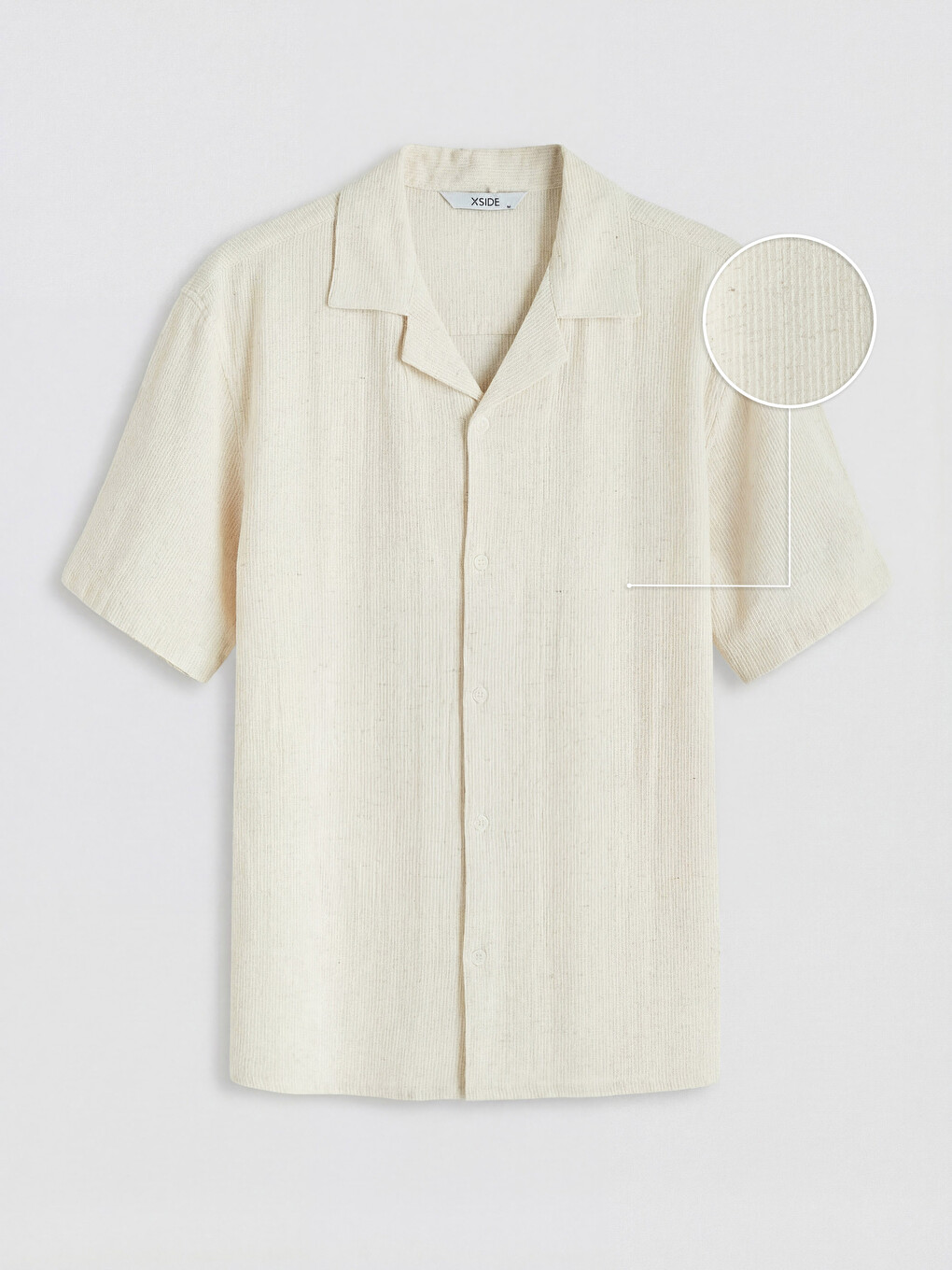 Regular Fit Dobby Men's Textured Shirt-4
