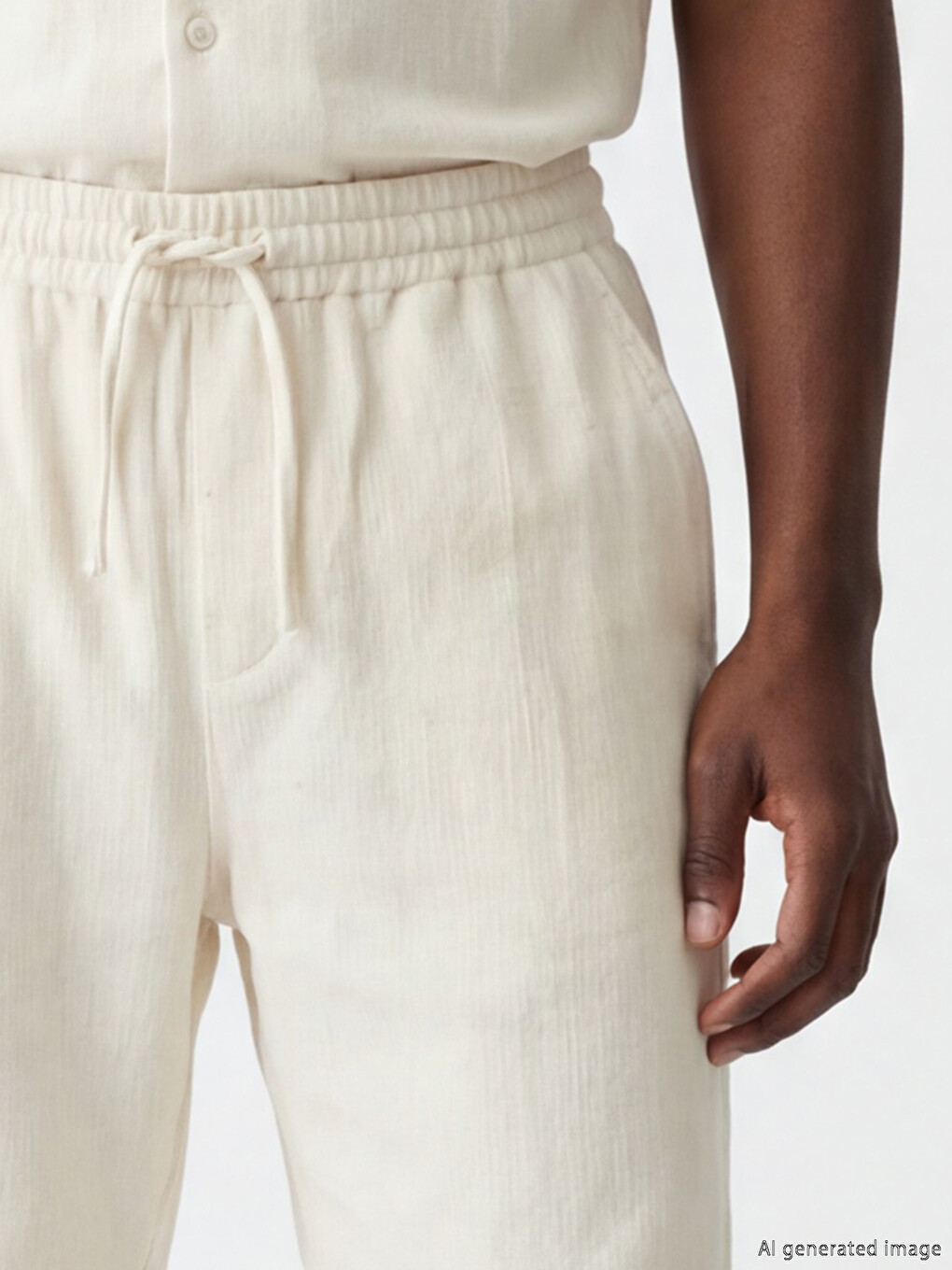 Relax Fit Textured Men's Shorts-2