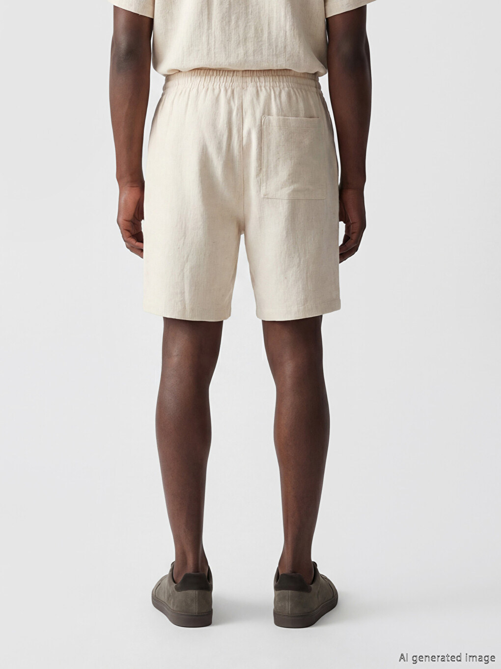 Relax Fit Textured Men's Shorts-3