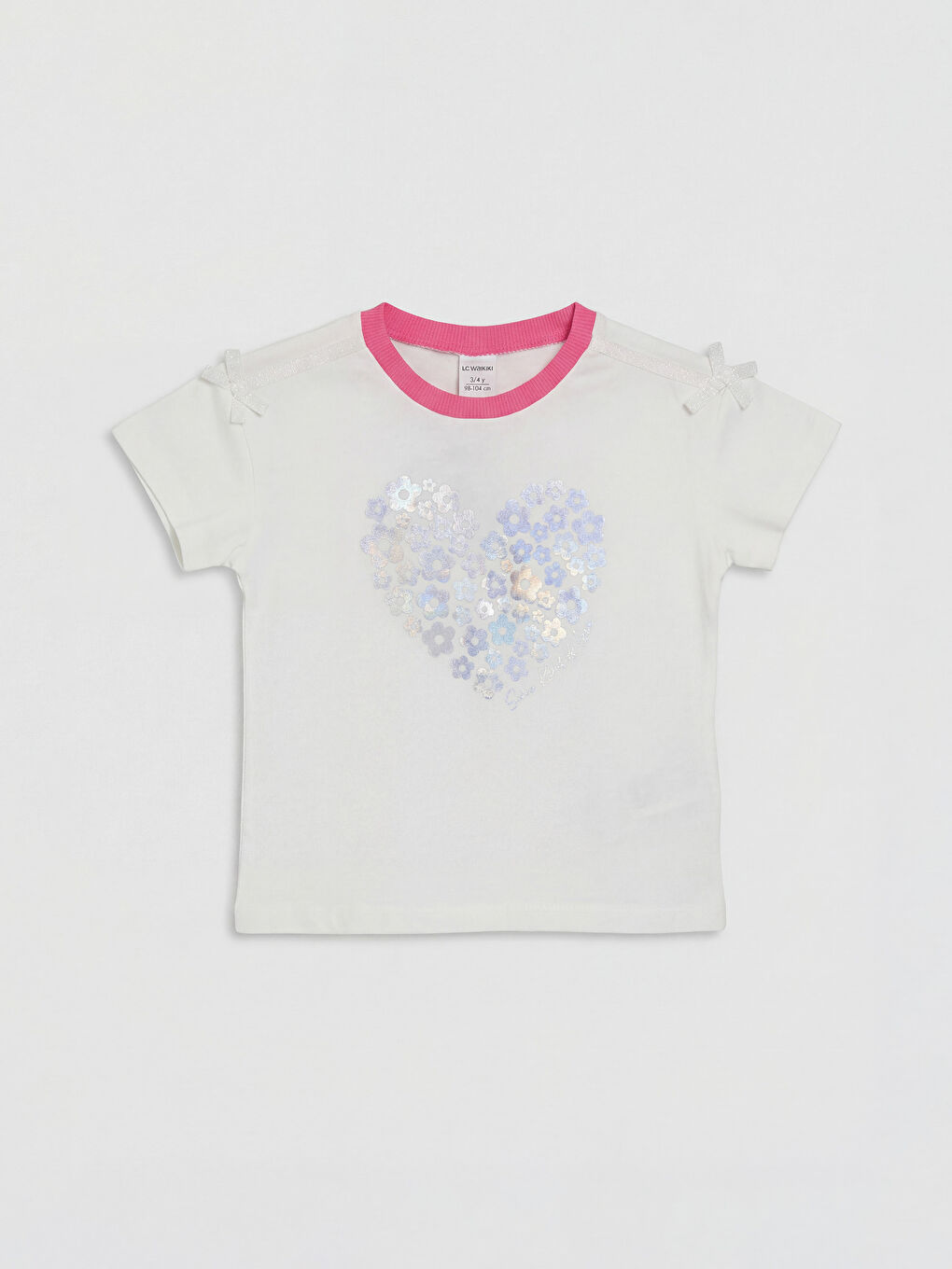 Ekru Baskılı Kız Çocuk Takım-1