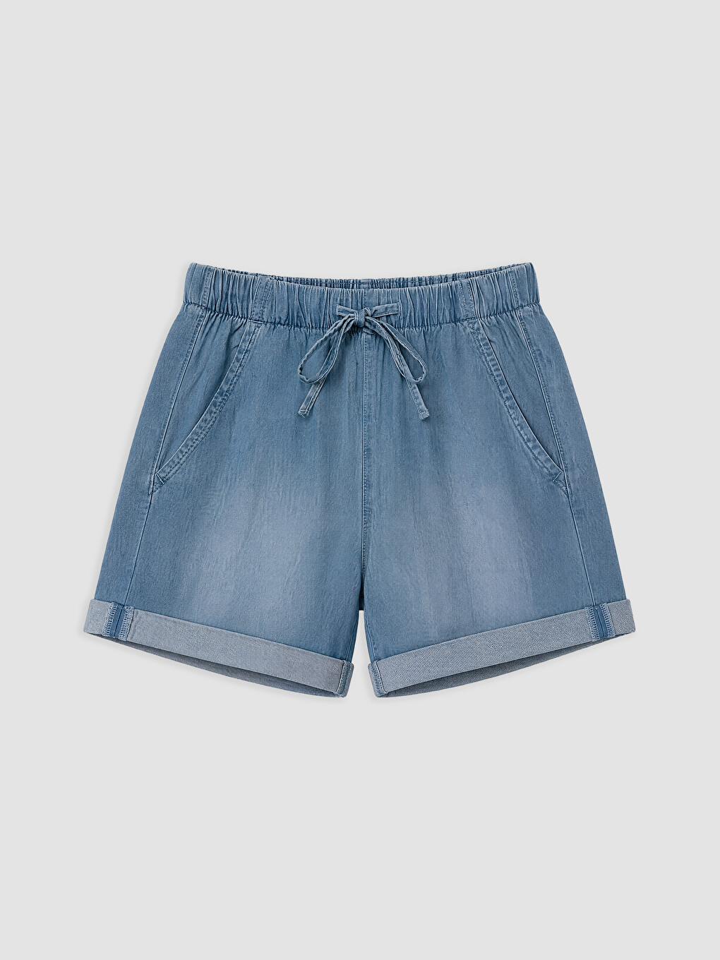 Woman Indigo Denim Shorts