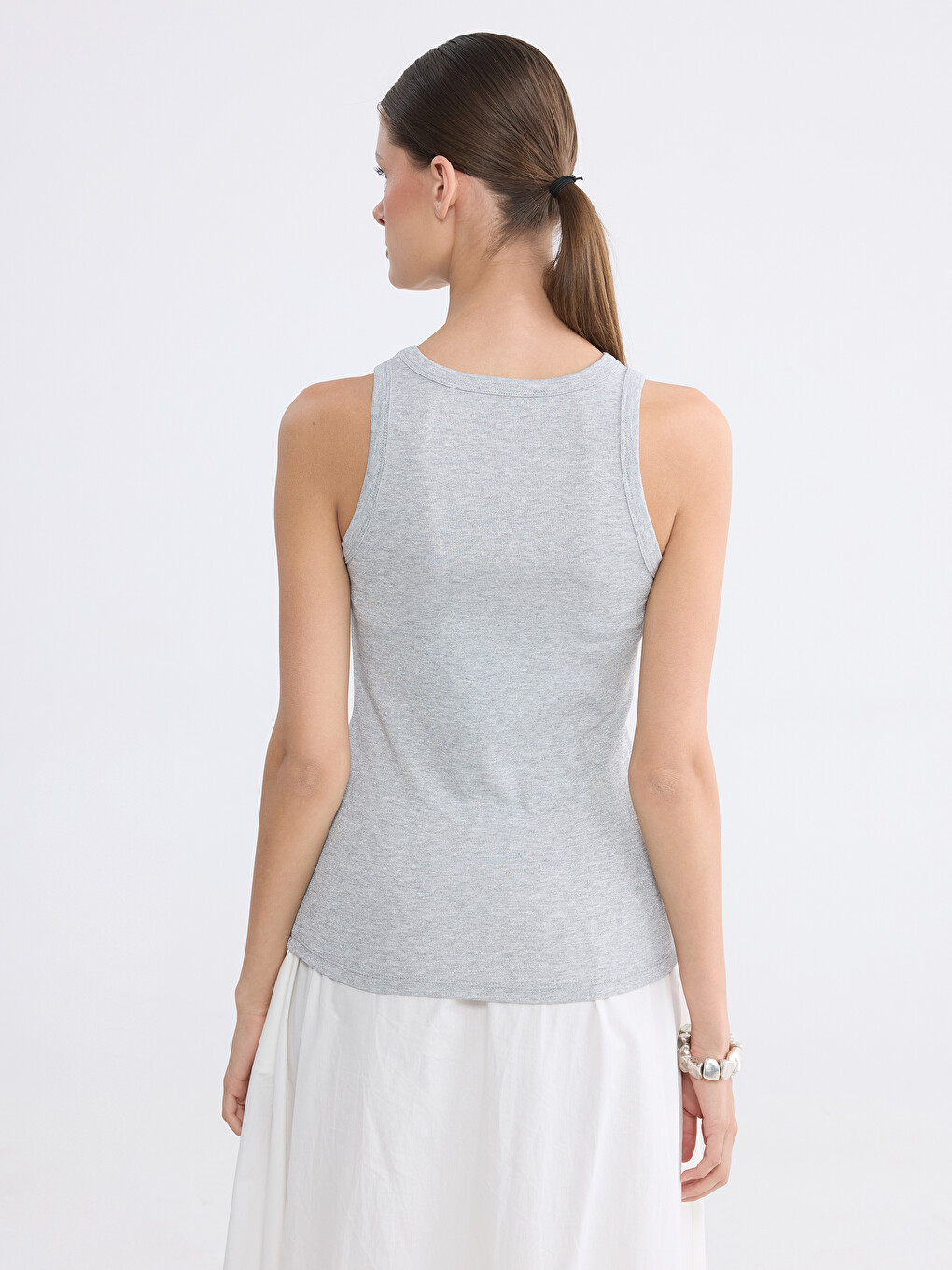 Crew Neck Women's Tank Top-7