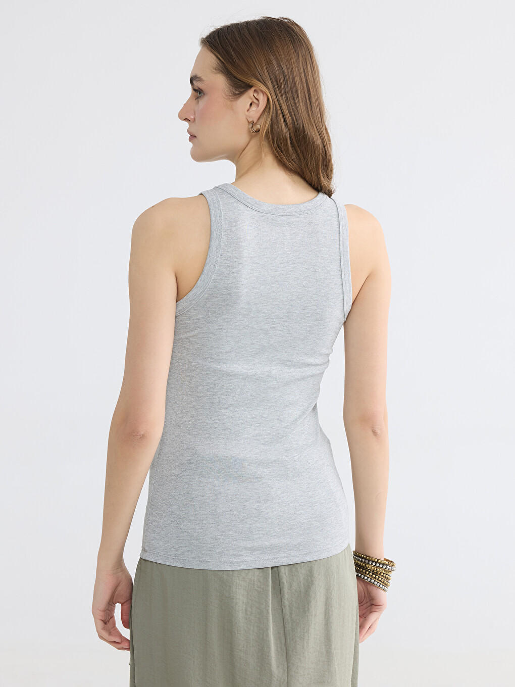 Crew Neck Women's Tank Top-6