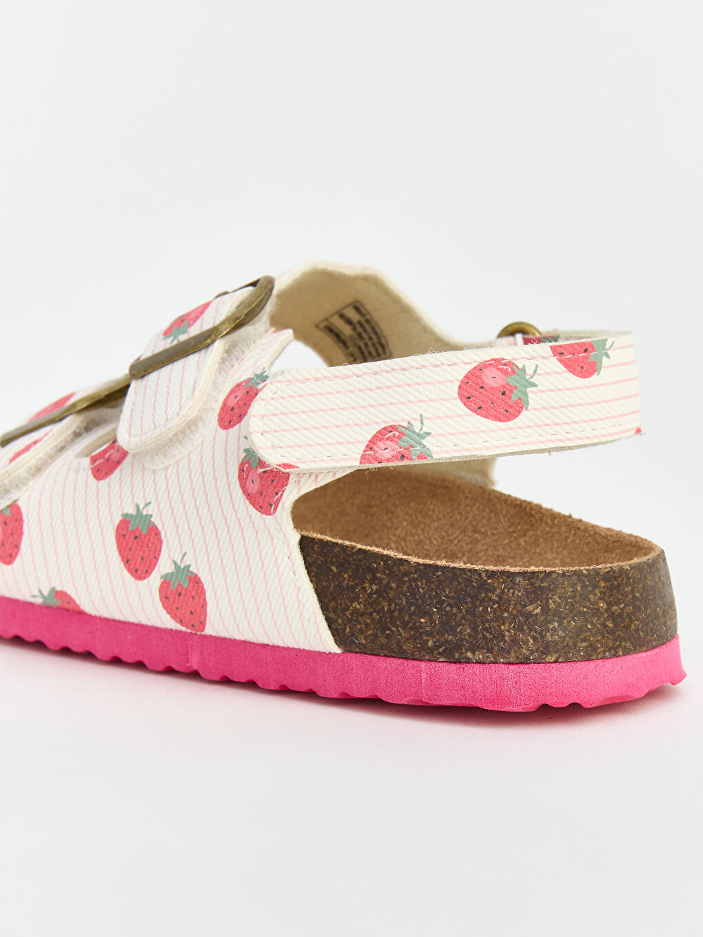 Райета и сандали с щампа на ягоди за момичета-3